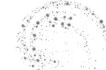 Silver glitter confetti.