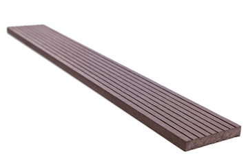 Wood - plastic composite decking system. Building material for terraced.