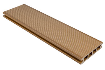 Light brown terrace board from Wood-Plastic Composites decking floor