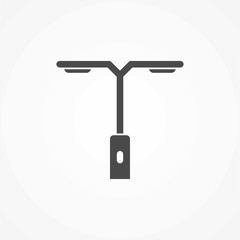 Streetlight vector icon sign symbol