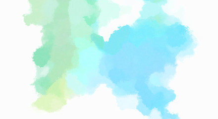Watercolor painted background. Abstract Illustration wallpaper. Brush stroked painting. 2D Illustration.