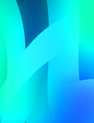 Abstract background with colorful gradient. Vibrant graphic wallpaper with stripes design. Fluid 2D illustration of modern movement.