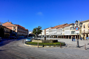view of the town from above