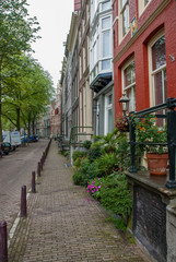 Fototapeta na wymiar street in Amsterdam