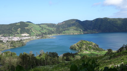 Naklejka premium Nature of the Azores. San Miguel Island