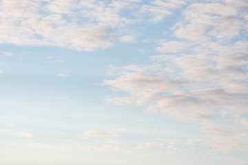 blue sky cloudscape white clouds