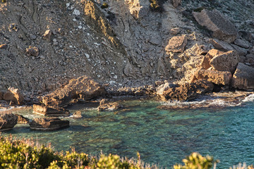 Livera coast on Cape Kormakitis, Cyprus