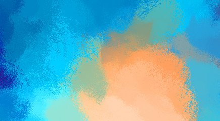 Brushed Painted Abstract Background. Brush stroked painting. Artistic vibrant and colorful wallpaper.
