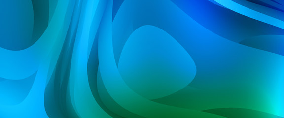 Abstract background with colorful gradient. Vibrant graphic wallpaper with stripes design. Fluid 2D illustration of modern movement.