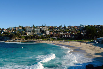 Obraz premium A view of Bronte Beach in Sydney, Australia