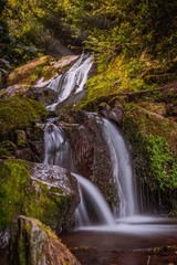 Fototapeta na wymiar View Of Waterfall In Forest