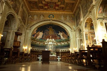 Fototapeta premium interior of cathedral 
