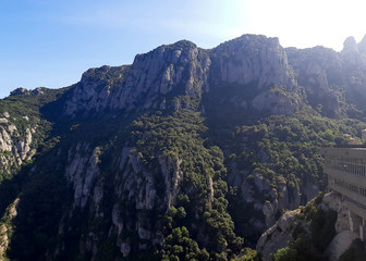 view of the mountains