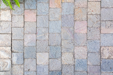 Paving Flat Stone Texture, Brick multicolor