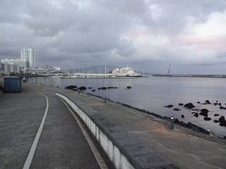 Obraz premium Ponta Delgada, one of the most beautiful cities of the Azores