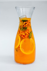 sea ​​buckthorn lemonade with orange
