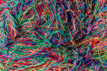 colored yarn for background