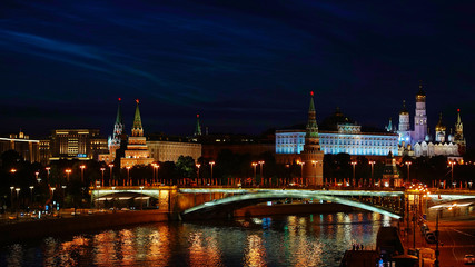 Fototapeta na wymiar Beautiful sky over Red Square.