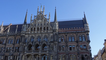 Fototapeta na wymiar Munich is a city in Germany with stunning architecture