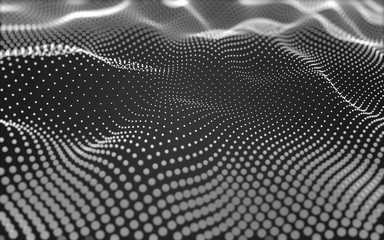 Abstract background. Molecules technology with polygonal shapes, connecting dots and lines....