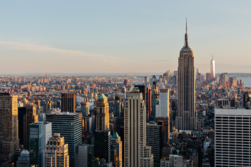 Fototapeta na wymiar Midtown Manhattan City Skyline