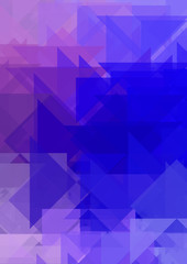 Overlapping design with triangles background. Abstract geometric wallpaper. Geometrical colorful triangular shapes.