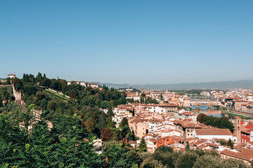 Obraz premium panoramic view of Florence Italy 