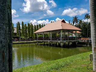 Fototapeta na wymiar Pavillion in Buak Hard Public Park Chiang Mai Thailand