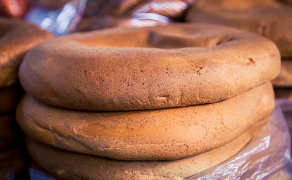 Fresh Artisan Bread San Pedro Market  Peru