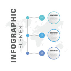 Modern Infographic Element for Business