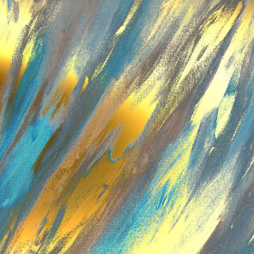 gold blue painted Very beautiful art and Blue marble and gold abstract background.