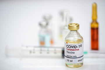 Vaccinated to prevent disease for humans,select focus.