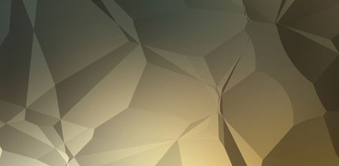 Fototapeta premium Polygonal background. Colorful wallpaper with geometric design. Digital 3d illustration.