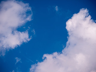 Obraz premium blue sky with clouds