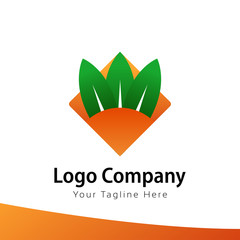 Creative Leaf Logo Company Template