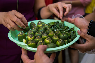 Areca catechu, a special food served at a Vietnamese traditional wedding