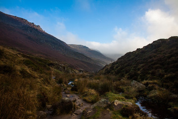 Mountains, Fields and Forests, Edale, Peak District, England, UK