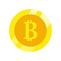 The best Bitcoin icon, illustration vector. Suitable for many purposes.