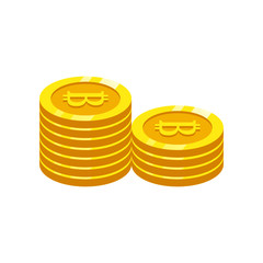 The best Bitcoin icon, illustration vector. Suitable for many purposes.