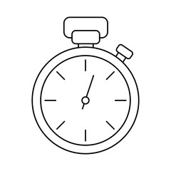 alarm clock , line style icon