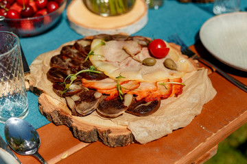 picnic snacks, canapes