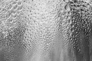 Water Droplets Texture Black and White