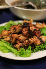 Vietnamese food in Da Nang restaurant.