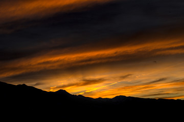 Sunset in Aspen Colorado