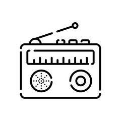 Radio Vector Icon