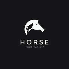 modern horse logo vector illustration