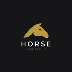 modern horse logo vector illustration