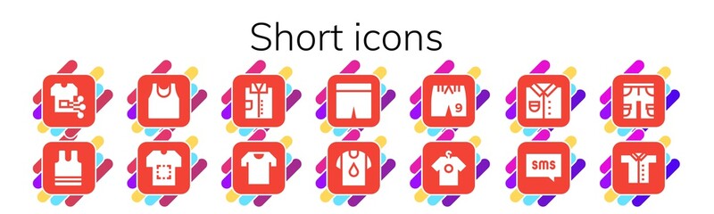 short icon set