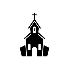 Church vector icon.