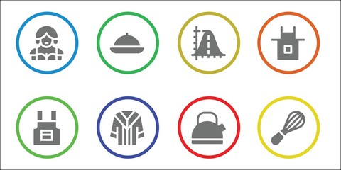 chef icon set